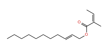 (E)-2-Undecenyl (Z)-2-methyl-2-butenoate